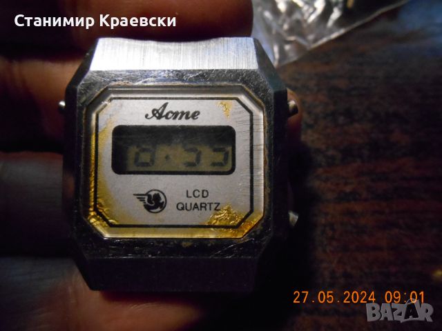 ACME- LCD watch - vintage 81, снимка 1 - Други ценни предмети - 46112514