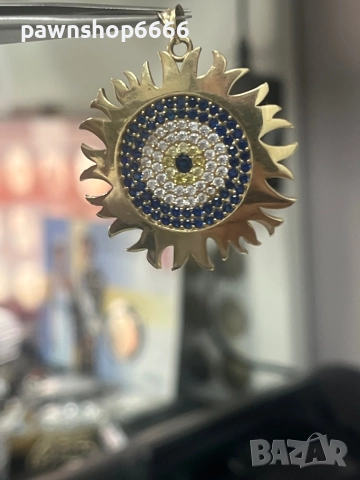 Златна висулка 14 карата, снимка 3 - Колиета, медальони, синджири - 51742859