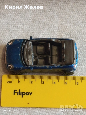 Метална количка Mini cooper cabriolet за КОЛЕКЦИЯ ДЕКОРАЦИЯ 27641, снимка 6 - Колекции - 53557422