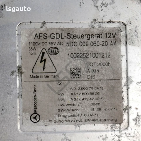 Ляв ксенонов фар Mercedes-Benz E-Class (W212) 2009-2016 ID:147573, снимка 5 - Части - 50903528