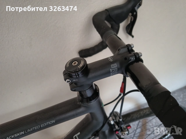 Карбонов шосеен велосипед Switch Black Skin Limited размер 54, снимка 6 - Велосипеди - 53827731