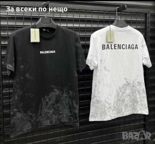 Balenciaga Мъжка Тениска👕Мъжка Блуза С Къс Ръкав - Различни Цветове Код Bal Style16, снимка 10 - Тениски - 53642202