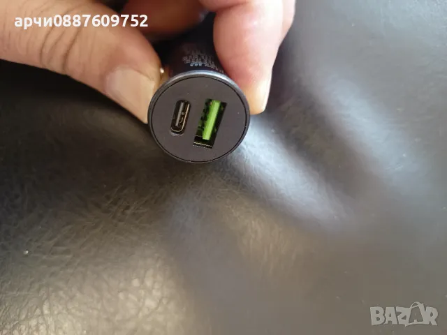 Goobay 55634 2-Port Car Charger with USB-C PD (Power Delivery), Mini Dual USB Car and Truck Car Char, снимка 3 - Оригинални зарядни - 49057739