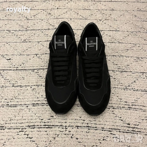 Valentino Черни Мъжки Маратонки 40-44 Номер , снимка 3 - Маратонки - 53115569