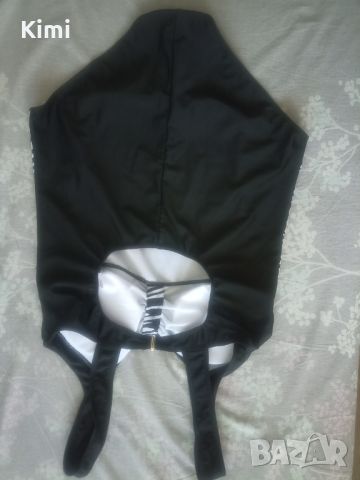 Нов цял бански Хххл черно и бяло, снимка 6 - Бански костюми - 46228185