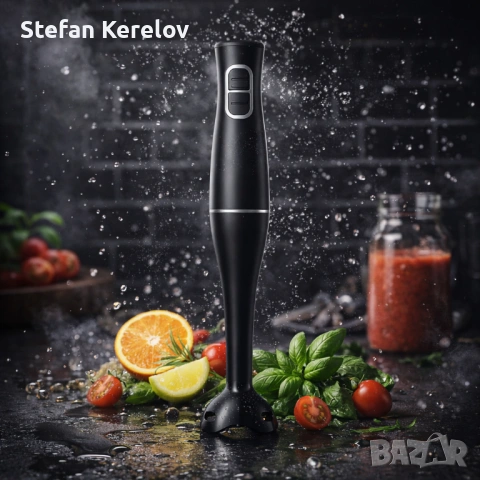 Ръчен пасатор Rosberg R51112O, 350W, 2 скорости, пластмасова пасираща приставка