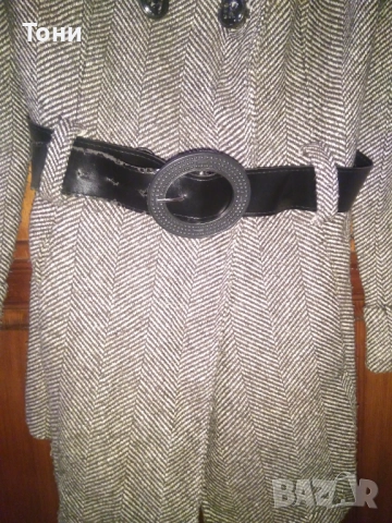 Дамско Вълнено Зимно Топло Палто М, снимка 7 - Палта, манта - 52069433