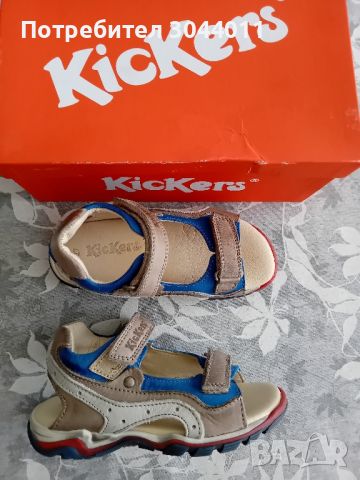 Kickers N27 ест.кожа сандали , снимка 2 - Детски сандали и чехли - 45222904