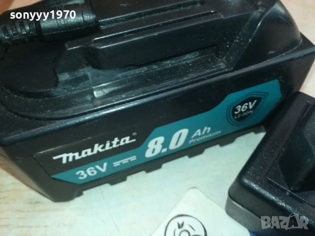 makita battery pack+charger 1804241634, снимка 3 - Градинска техника - 45340599