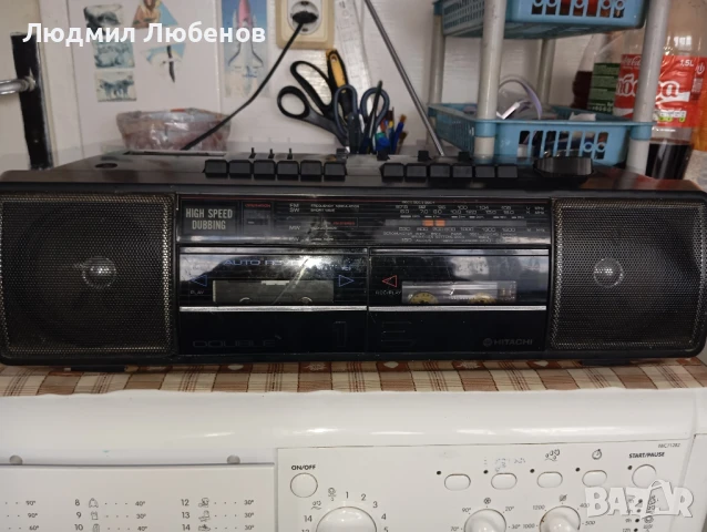 Радиокасетофон Hitachi, снимка 6 - Радиокасетофони, транзистори - 51228739