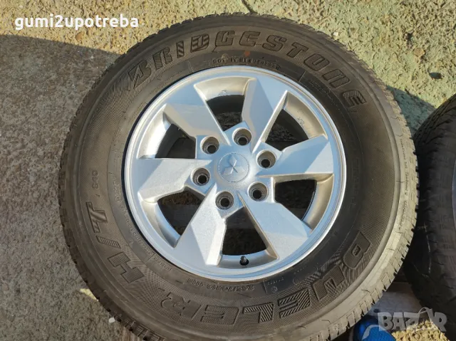 16 джанти 6х139,7 Mitsubishi L200 7J et38 / 245/70/16 Bridgestone, снимка 4 - Гуми и джанти - 47096719