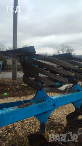 Плуг 3+1 тела на Лемкен с конструкция на Волимат , снимка 2 - Селскостопанска техника - 53905973