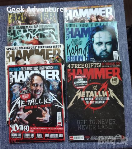 Метал Рок Списания на Английски Език / Metal Hammer Magazines, снимка 1