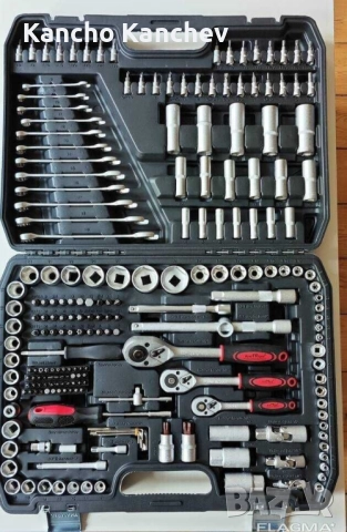 Професионален Комплект Немско Гедоре 216 Части, снимка 2 - Гедорета - 52255159