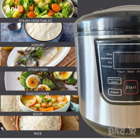 Smart Мултикукър 4L, 700W – 12 програми, снимка 3 - Мултикукъри - 53672630