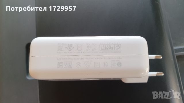 Зарядно Apple 96W USB-C Power Adapter A2166 (MacBook Pro 16 Touch Bar), снимка 4 - Кабели и адаптери - 45745187