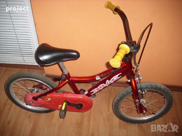 DRAG (Драг) 16" детско колело,велосипед с помощни колела .Промо цена, снимка 5 - Детски велосипеди, триколки и коли - 45498071