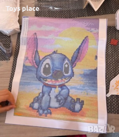 20*30см Диамантен гоблен Лило и Стич Lilo and Stitch , снимка 3 - Други - 52429292