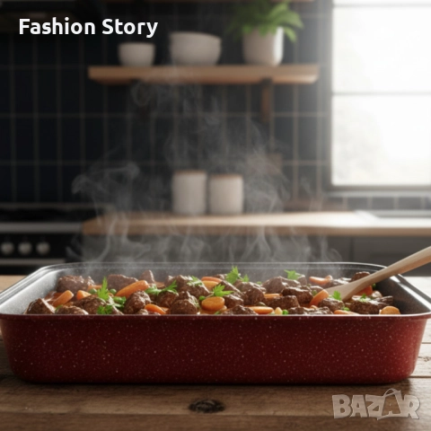 Мраморна тава – надеждно печене и лесно почистване за всяка кухня, снимка 3 - Съдове за готвене - 52497509