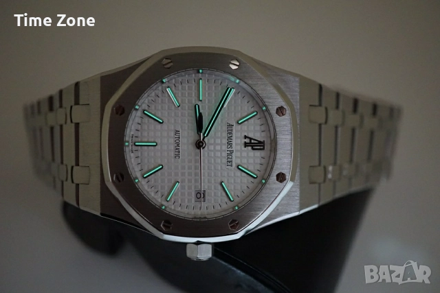 Audemars Piguet Royal Oak 41mm Steel White Dial Automatic Различни Варианти, снимка 11 - Мъжки - 48183763