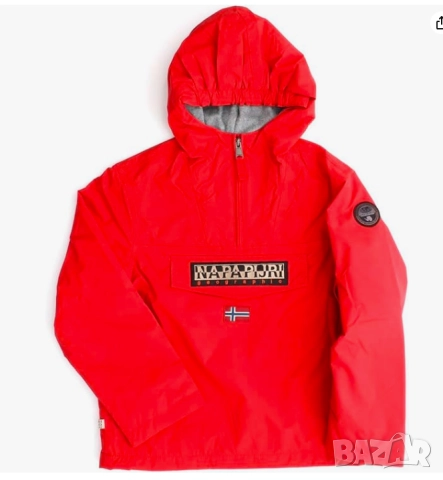 Детско яке с качулка Napapijri размер 130 , снимка 5 - Детски якета и елеци - 52287425