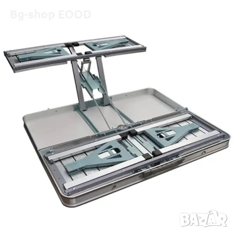 ПРОМО!! Сгъваема маса и столове, за 4 души, За пикник и къмпинг, Алуминиева , снимка 5 - Маси - 53879267