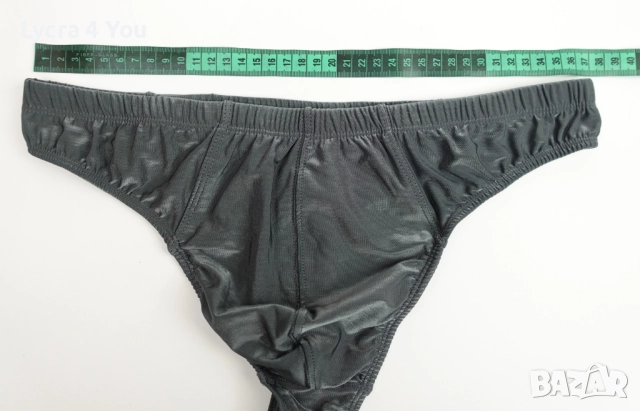 H&M L/XL страхотни сребристи мъжки прашки с лъскав ефект, снимка 4 - Бельо - 52958434