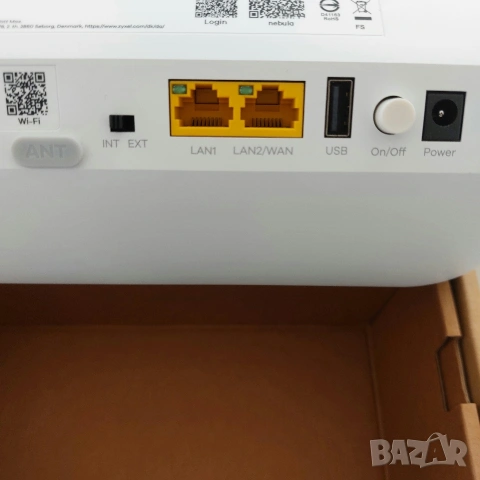 5G NR Рутер Zyxel Nebula FWA505 | Wi-Fi 6 AX1800 | 4.67Gbps | Отключен, снимка 6 - Рутери - 54021025