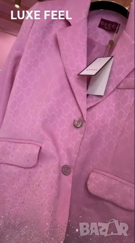 Gucci ⚜️Страхотно Дамско Сако , снимка 8 - Сака - 53966840