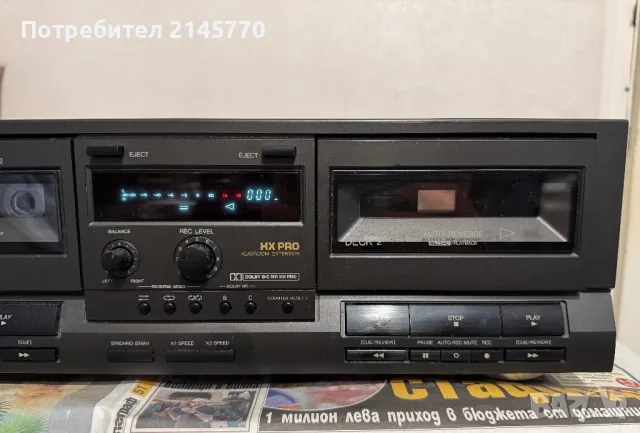 Касетен дек Technics RS-TR232, снимка 3 - Декове - 48838421