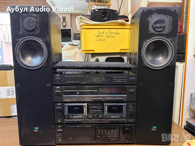 Аудио Система JVC AX-R332BK  Elac EL-91S Тонколони , снимка 2 - Аудиосистеми - 53022545