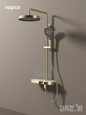 Луксозен душ в златен цвят D29, снимка 7 - Душове - 51488967