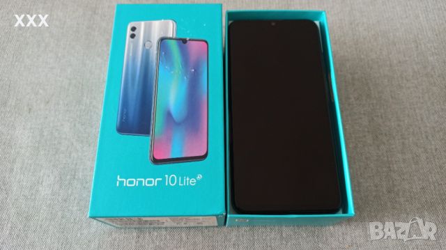 Honor 10 lite + отличен в оригинална кутия, снимка 3 - Huawei - 45098193