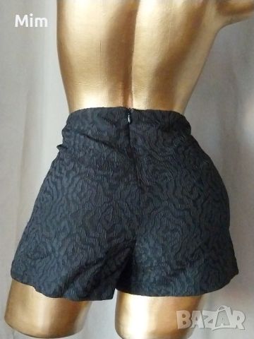 ZARA BASIC S Черни къси панталонки , снимка 2 - Къси панталони и бермуди - 45706741