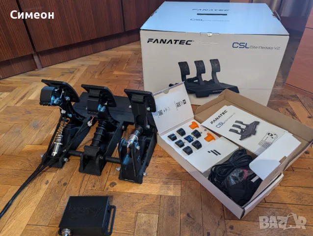 Педали Fanatec CSL Elite V2 Модифицирани, снимка 2 - Джойстици и геймпадове - 47231499