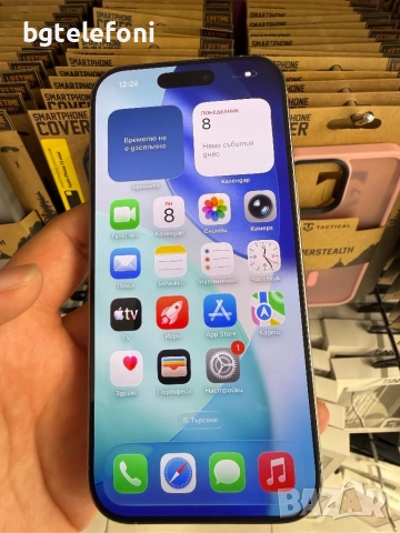 iPhone 16 Pro 128 natural titanium 91% batt , неразличим от нов, снимка 10 - Apple iPhone - 52696865