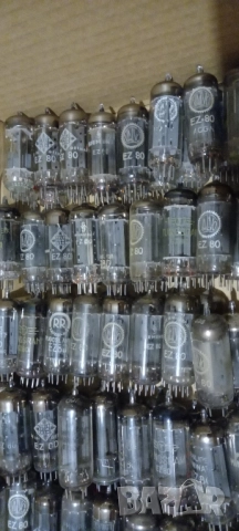 Радио лампи EZ80 - EZ81, снимка 3 - Аудиосистеми - 52346253