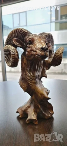 Нова Овен Статуетка 30см Фигура Животно, снимка 2 - Статуетки - 53885025