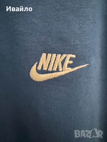 Nike Hoodie M Nsw Club Crw Ft Blue., снимка 3 - Блузи - 48757279