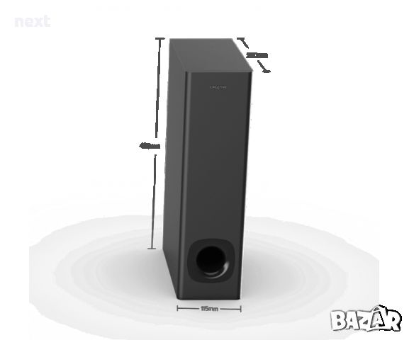 Озвучителна система Creative Stage  2.1 , Bluetooth, 160W + Гаранция, снимка 2 - Аудиосистеми - 46258861