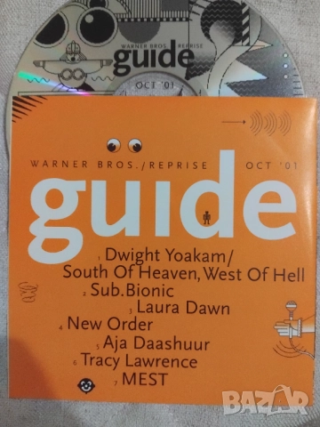 Warner Bros / Reprise Guide Oct '01 - оригинален диск промо, снимка 2 - CD дискове - 52978578