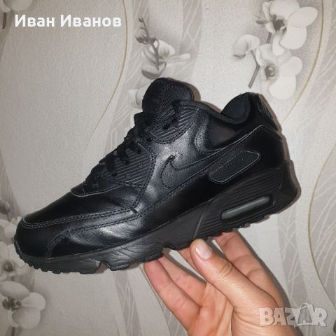 Оригинални МАРАТОНКИ NIKE AIR MAX 90 LEATHER номер 38,5-39, снимка 13 - Маратонки - 45102125