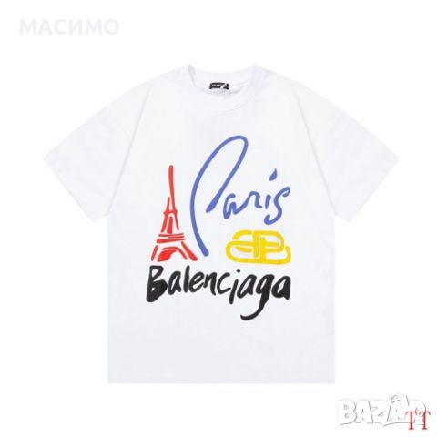 тениски Balenciaga нов модел 2024 , маркова тениска унисекс, снимка 4 - Тениски - 45485425