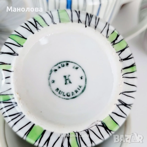 Сервиз за чай или дълго кафе Китка Нови Пазар., снимка 11 - Други ценни предмети - 52786998