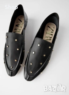 Обувки на Zara от естествена кожа , снимка 3 - Дамски ежедневни обувки - 53918380