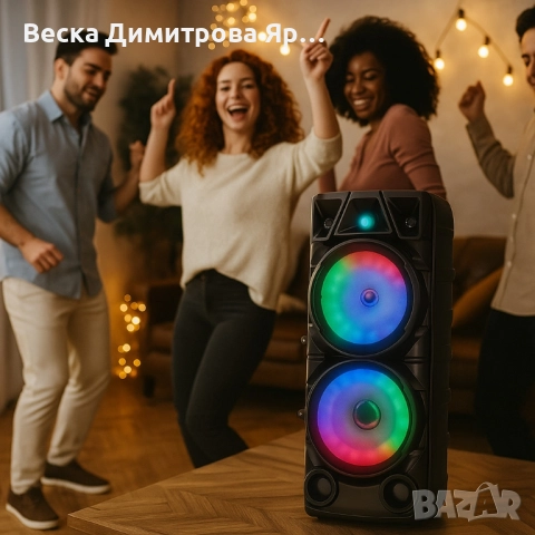 Парти тонколона - ZQS8210 LED Light Speaker