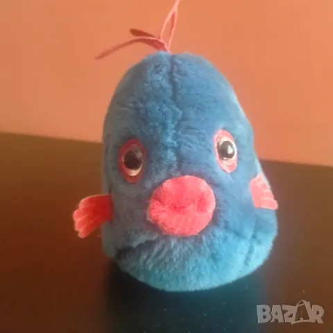 Колекционерска мека играчка Steiff Cosy Flossy Blue Fish Риба 5384/16, снимка 13 - Колекции - 48492279