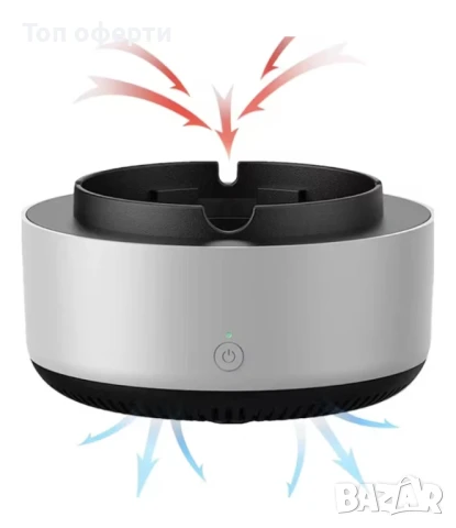 Бездимен пепелник абсорбатор на дим AS-08, снимка 5 - Абсорбатори - 51176678