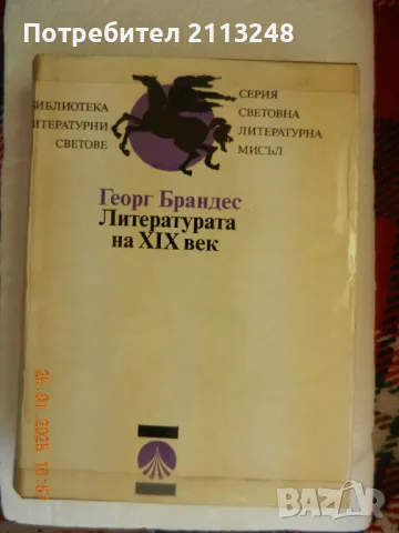 Георг Брандес - Литературата на XIX век, снимка 1 - Специализирана литература - 48824566