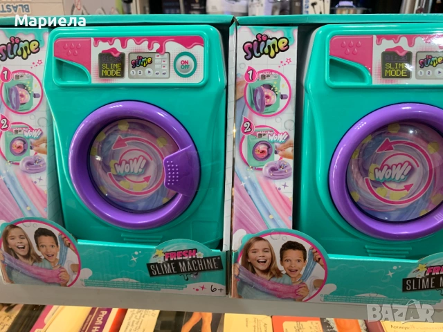 Уред за слайм Canal Toys – So Slime , стикери и въртяща се перална машина